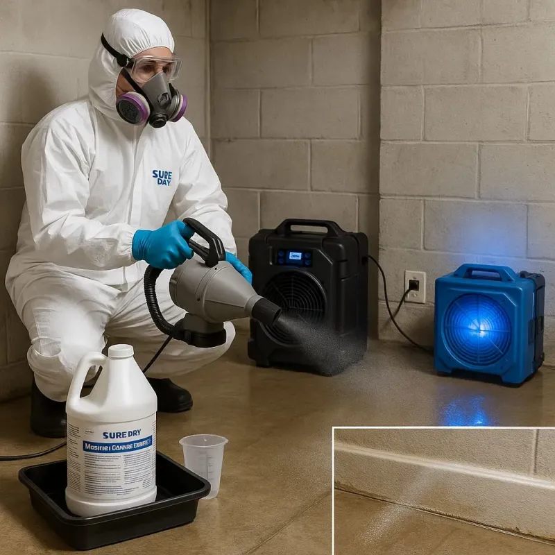 Sanitization and Odor Removal process in Palisades Park, NJ